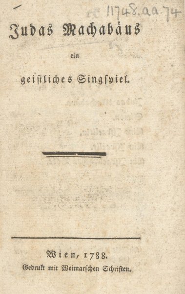 Judas Machabäus, title (rev)